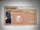 Vintage GI Joe 1982 Cobra Commander Mail Away Uncut File Card. Nice Condition.