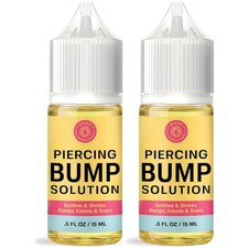 0.5oz Piercing Bump Solution - Fast-Acting Keloid Removal Oil for Ears  Nose