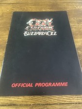 Ozzy Osbourne - Blizzard Of Ozz Tour Programme 1980 includes Poster