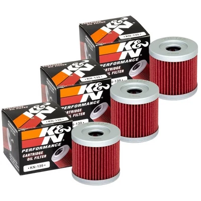 Filtre Kit 3 Pièce K&N KN-139 pour Suzuki Dr-Z 400 Drz DR-Z400 Année Fab. - Photo 1/4