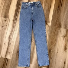 Abercrombie  Fitch 26/2L 2 Long 90s Straight Ultra High Rise Jeans Curve Love