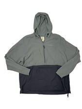 XL - REDHEAD Grey Outdoor Hooded Anorak Jacket Pullover Water & Wind Resistant