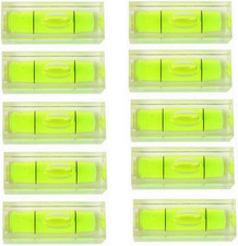 11pcs Mini Level Picture Hanging Spirit Bubble Level 10x10x29mm Square Level Ma