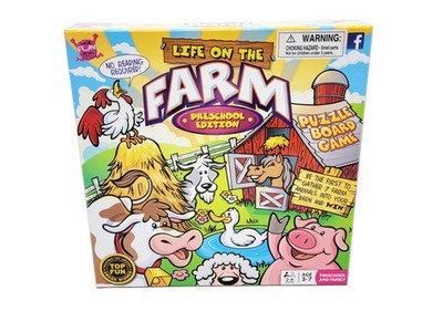 Das Leben auf dem Bauernhof Brettspiel - Vorschulausgabe | Schaumstoff Puzzle Version