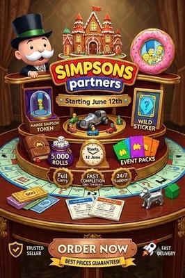 Simpsons Partners Event   Monopoly Partner Event Go 6 Hours full carry