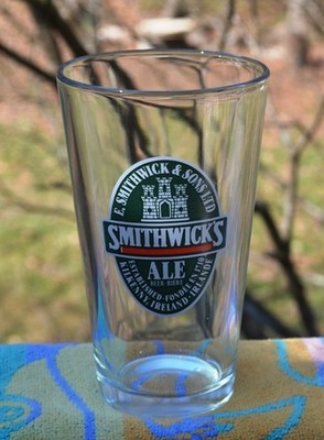 SMITHWICK'S ALE OF KILKENNY, IRELAND 1 PINT BEER GLASS