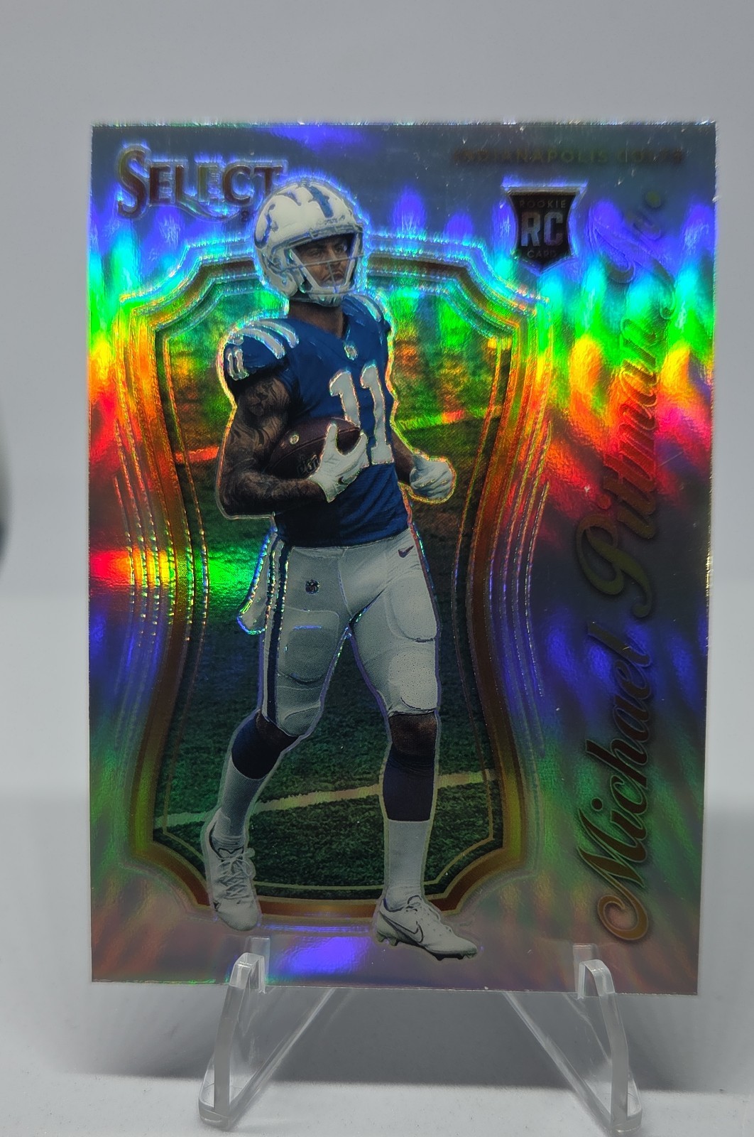 2020 Panini Select Certified Rookies Michael Pittman Jr. #SCR-14 Silver Prizm RC