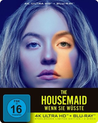 The Housemaid - 2-Disc Limited Steelbook (4K UHD + Blu-ray) NEU&OVP
