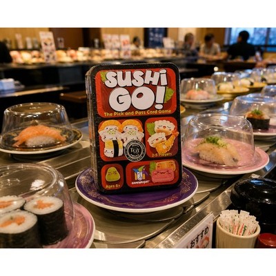 Sushi Go! Pick and Pass Card Game Gamewright New Sealed Tin