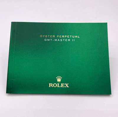 Rolex Gmt-Master II Ausstattungsheft Uhr watch booklet 10.2016 chinesisch