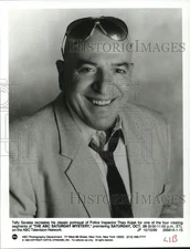 1989 Press Photo Actor Telly Savalas as Theo Kojak - sap74103