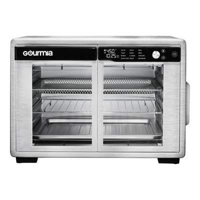 Gourmia GTF3588S 1700W 9-Slice Digital Toaster Oven Air Fryer, 12