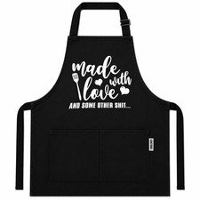 Funny Baking Apron Women Men Cute Bakers Gifts Kitchen Cooking Mom Helper