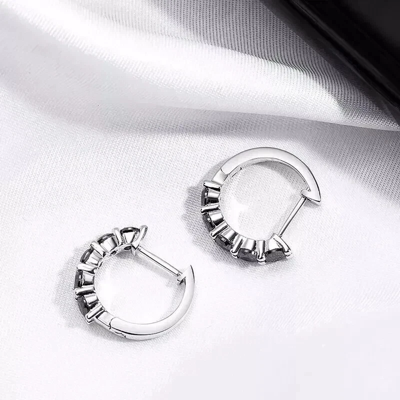 1.25Ct Lab Created Round Diamond Drop & Dangle Earrings 14K Yellow Gold Plated - Image 4 of 4