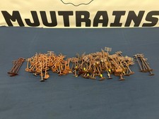Life-Like HO Telephone Poles Brown Lot of 114 1113