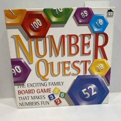 Number Quest Board Game by Dorling Kindersley DK Publishing Nice Clean Complete