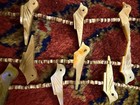 ZUNI FETISH RARE TORTOISE  Pearl 3 Strand Sterling Zuni Fetish necklace RARE  — photo 9