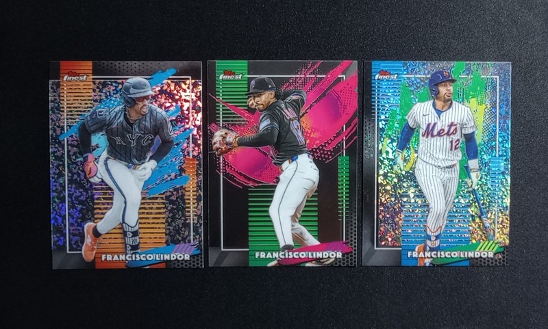 2026 Topps Finest Baseball Francisco Lindor Uncommon Mini Diamond, Rare & More