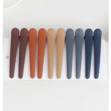 10PCS Hair Clips For Styling Colorful Plastic Duckbill Hair Barrettes Hair BREU