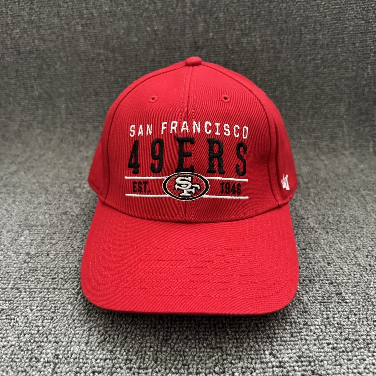 '47 Brand San Francisco 49ers Dad Hat Strapback Red OSFA NFL Cap
