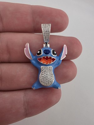Disney Lilo and Stitch Sterling Silver 925 Pendent