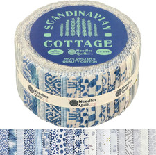 Jelly Roll Fabrics for Quilting Clearance 40 Strip 2.5" X 44"  Cotton Strips Bu