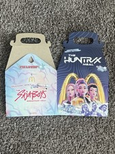 McDonald's SajaBoys  HuntrX 2024 Promotional Meal Boxes Kpop Demon Hunters