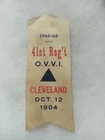 CLEVELAND OHIO 41st VOLUNTEER INFANTRY GAR CIVIL WAR GRAND ARMY REUNION RIBBON