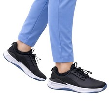 Clove Sneakers Womens 8.5 Black Blue Classic Healthcare Nurse Shoes Comfy Work