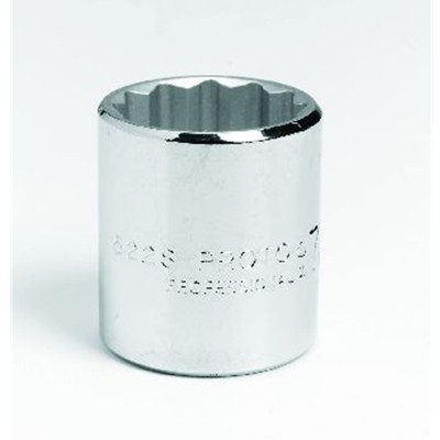 Stanley Proto J5228 3/8'' Drive Socket, 7/8'', 12 Point