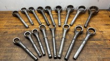 Snap-on Blue Point Box End Heavy Duty Tubular Wrench 17pc Set 1-716 To 3-18 Snap-on Blue Point Box End Heavy Duty Tubular Wrench 17pc Set 1-716 To 3-18