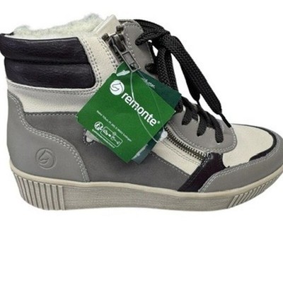 NWT!! ''REMONTE'' Rieker SZ 39 (9) Leather Boot Sherpa Lining RUN SMALL!! 8?