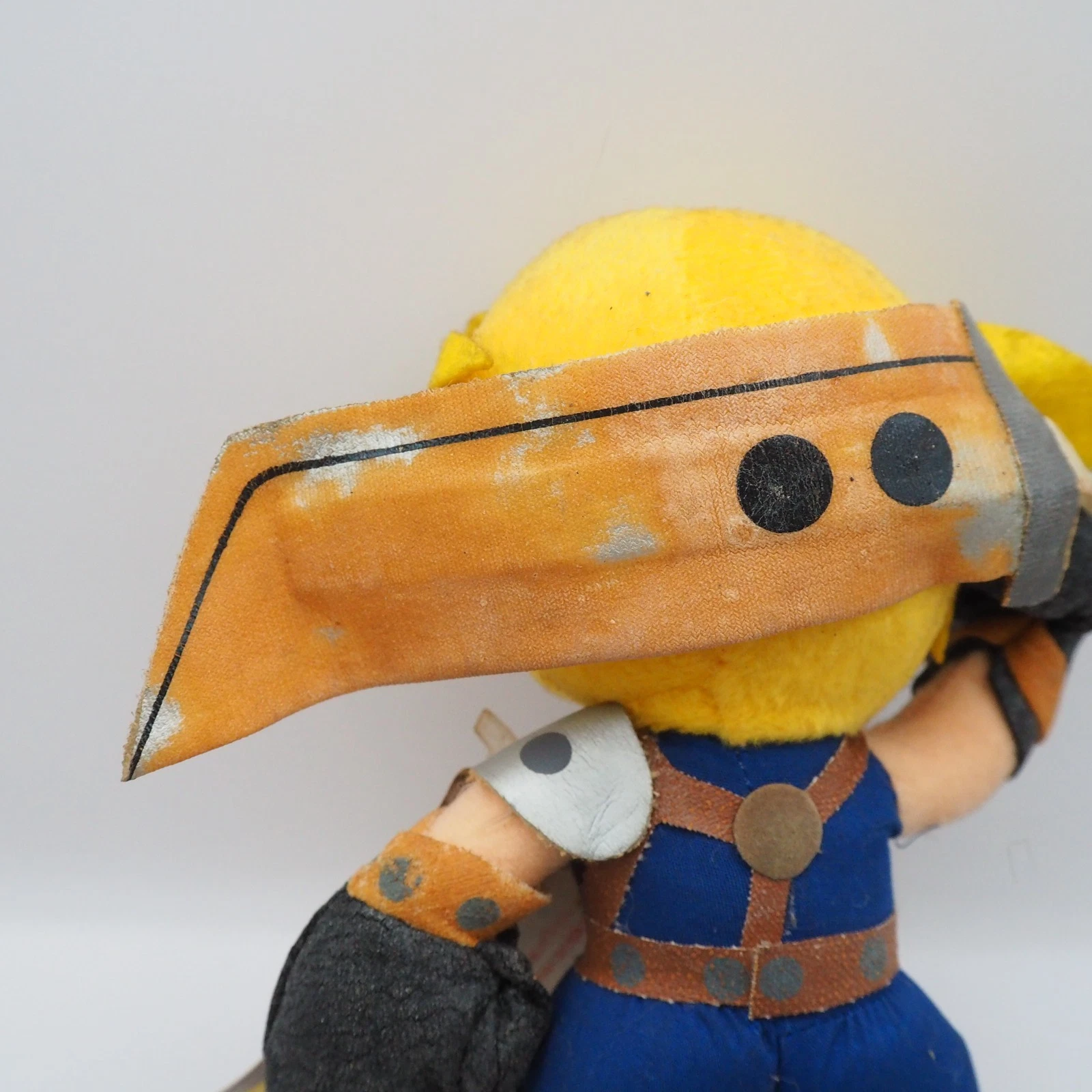 JK60 JUNK Final Fantasy VII  Cloud Strife Banpresto 1997 Plush 7" Toy Doll Japan image 13