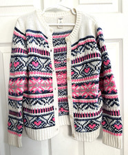 Oshkosh B'gosh Girl 6X Sweater Cardigan Long Sleeve Knit