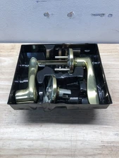 Kwikset 720TNL-3 Tustin Passage Door Lever, Signature Series - Polished Brass