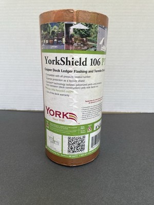 Yorkshield 106 PT Copper Flashing 8-inch x 20-Feet