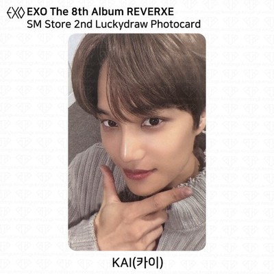 EXO 8th Album REVERXE SM Store 2nd LuckyDraw Photocard | eBay