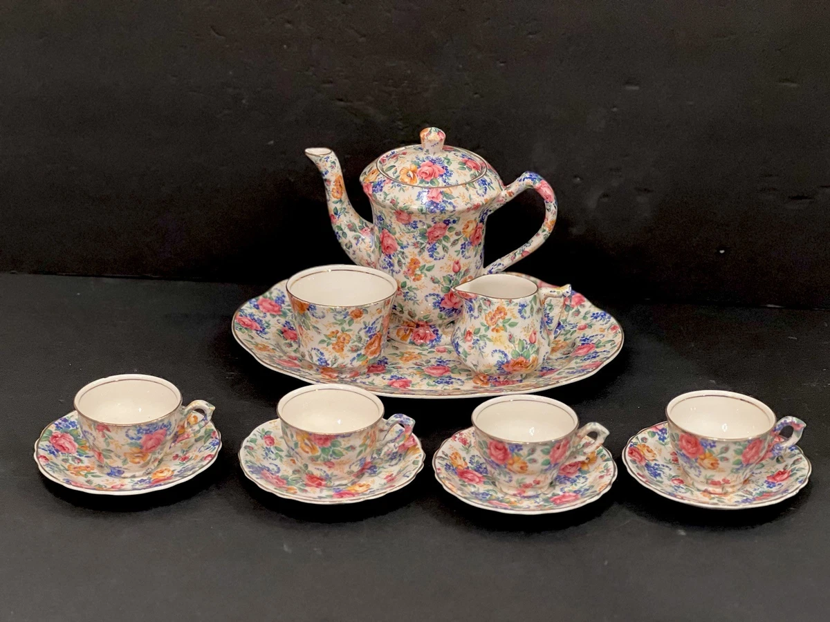 chintz teapot products for sale | eBay
