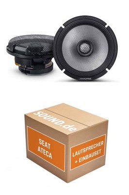 Lautsprecher Boxen Heck Alpine R2-S65 für Seat Ateca Typ 5FP, KH7 Set für zwei T