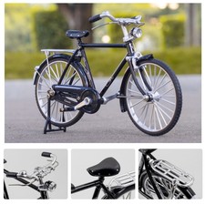 Mini Bicycle Model Kit Miniature 1:10 Scale Retro Bicycle Alloy Bicycle Toy