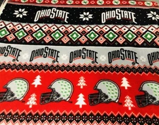 OSU College Fleece Fabric 58 x 28"