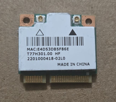 WiFi Atheros AR5B125 802.11BGN Mini PCI-E WLAN Wireless Adapter Card T77H301.00