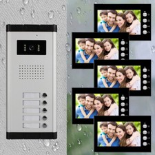 7'' Touch Monitor WiFi Video Intercom Security System Doorbell 2/3/4/5/6 Screen.