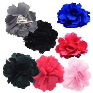 Silk Flower Hair Clip Brooch Wedding Corsage Flower Clip 8cm