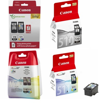 Original Canon Tinte PG-510 CL-511 SET Multipack Pixma IP 2700 Pixma MP 230