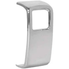 GG 66997  -  Chrome Plastic Rocker Switch Trim W/ 1 Opening Fits Kenworth