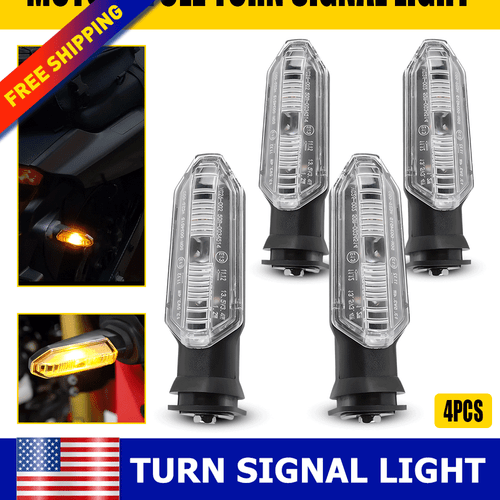 4X LED Turn Signal Indicator Light Set For Honda CBR500R CRF300L Rally 2021-2023