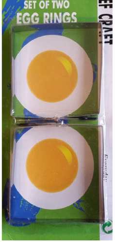 2x Metal Egg Frying Rings Perfect Round/squre/heat shape Fried Poach Kitchen Mou - Picture 3 of 4