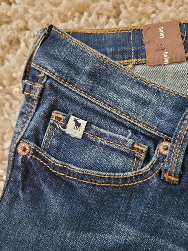 ABERCROMBIE New York Cute Stretch Denim Haley Slim JEANS Sz 14 Nwt - Picture 5 of 8