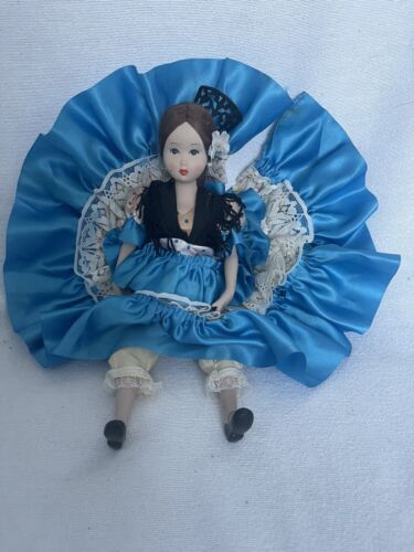 Porcelain And Cloth Doll Spain  - Picture 1 of 8